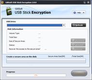 Gili USB Stick Encryption screenshot